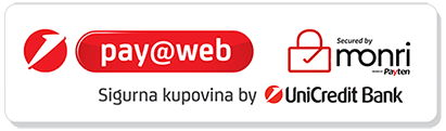 pay@web — sigurna kupovina by UniCredit Bank, secured by Monri
